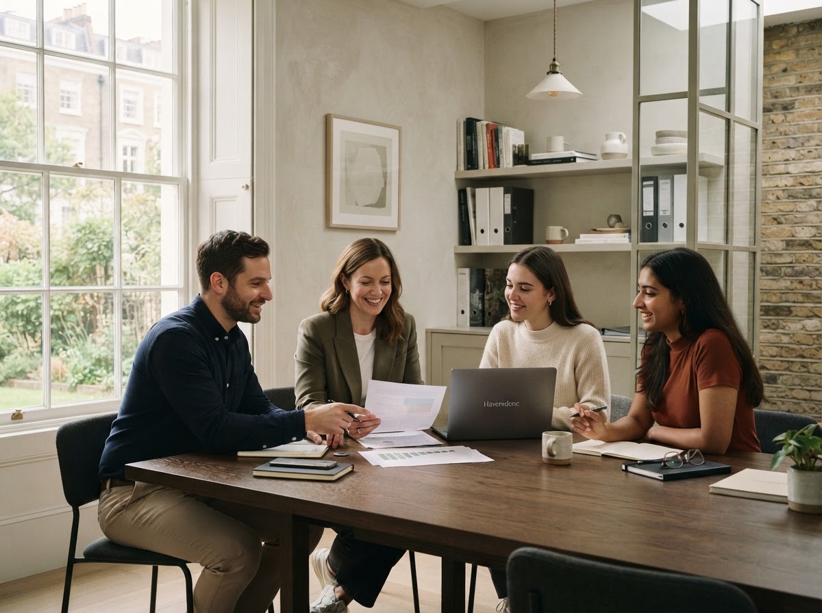 Haversdene analyst reviewing AI-generated portfolio data
